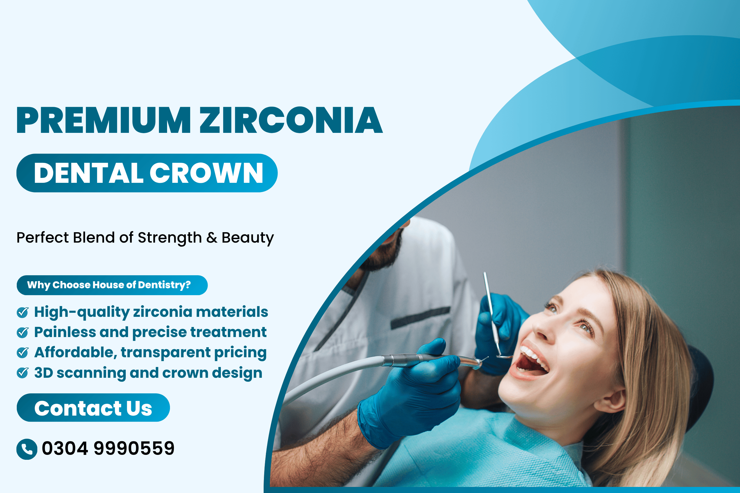 Zirconia Dental Crown