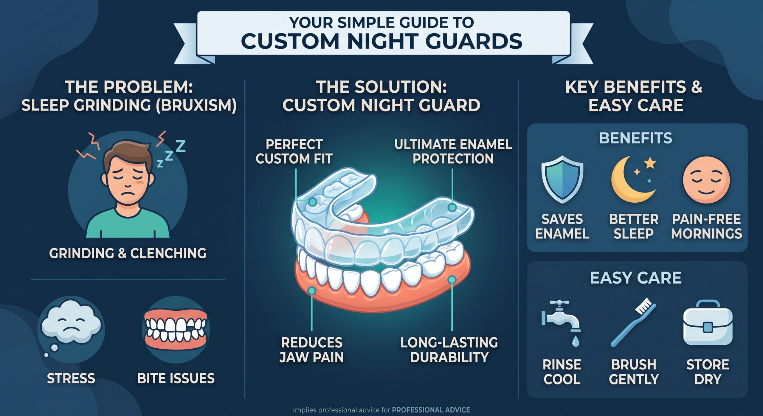 Custom Night Guards: Protecting Teeth from Sleep Bruxism